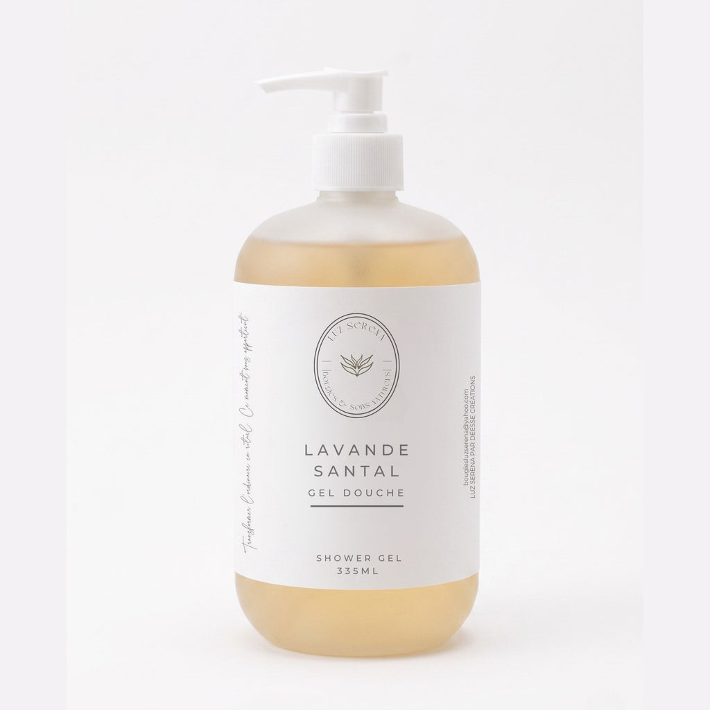 GEL DE DOUCHE LAVANDE SANTAL - Déesse Créations Artisanales