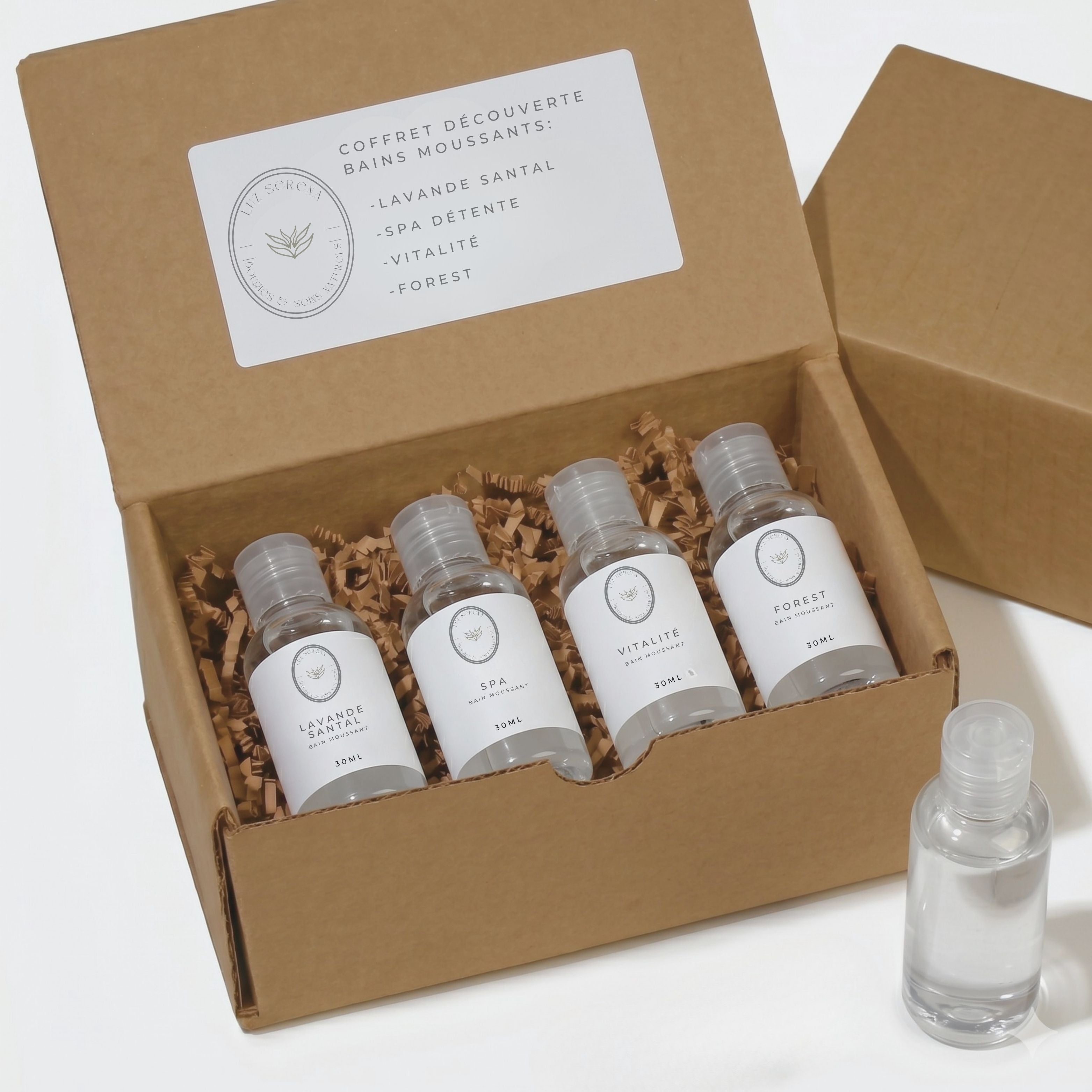 COFFRET DÉCOUVERTE BAINS MOUSSANTS - Déesse Créations Artisanales