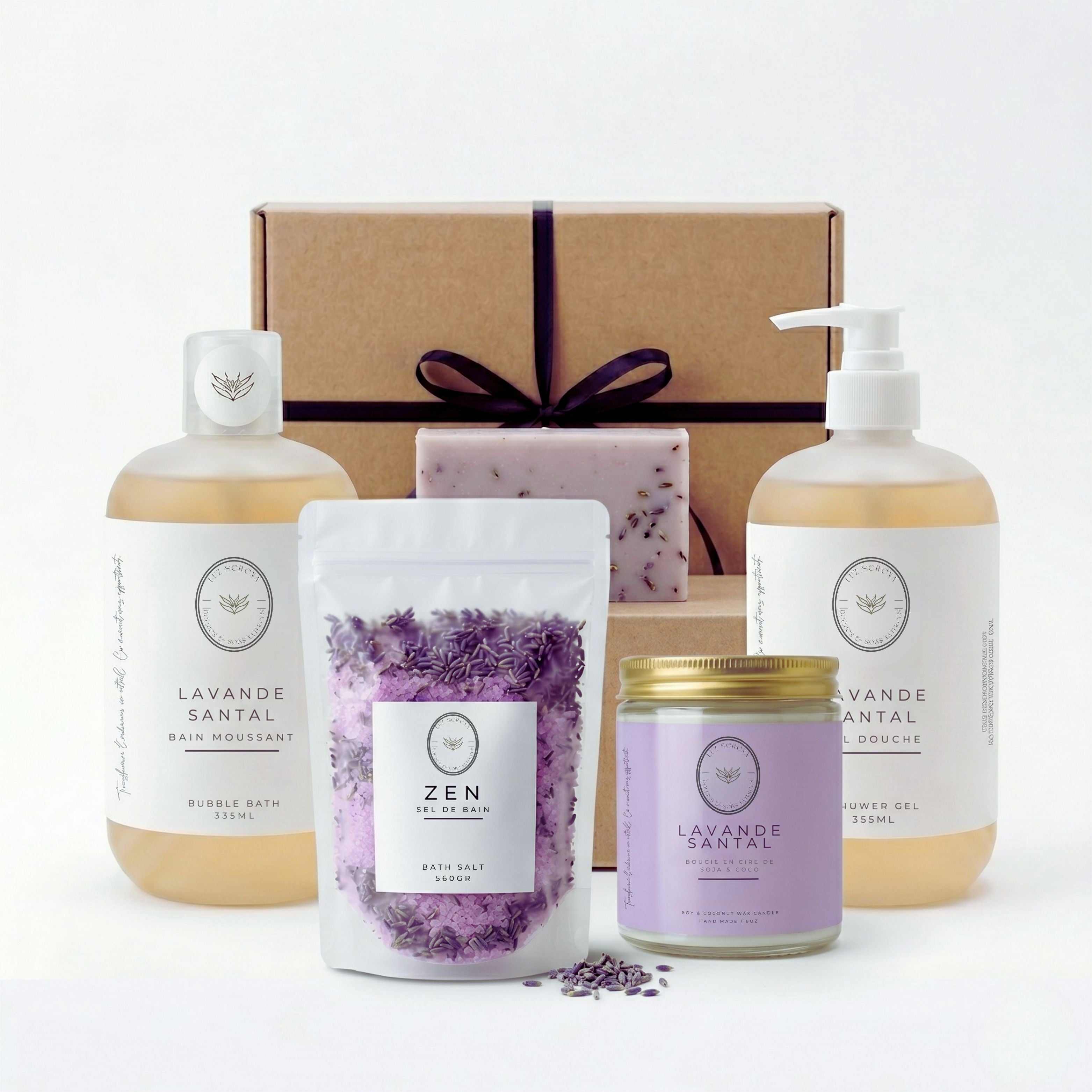 COFFRET BIEN ÊTRE LAVANDE - Déesse Créations Artisanales