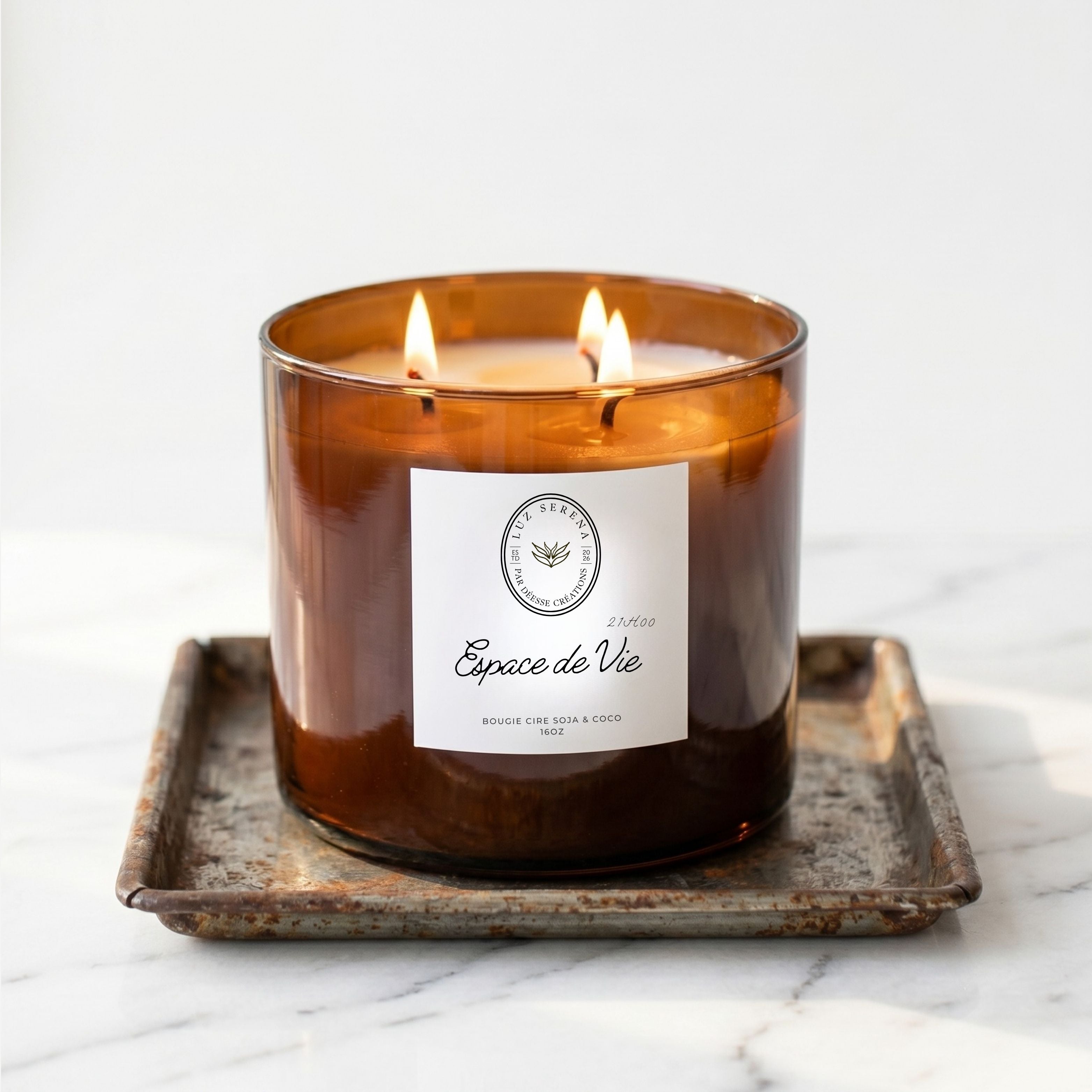 BOUGIE ESPACE DE VIE - Déesse Créations Artisanales