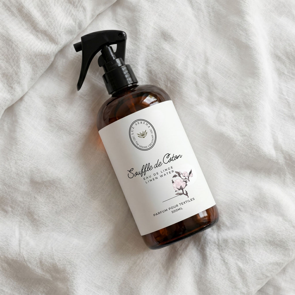 EAU DE LINGE SOUFFLE DE COTON - Déesse Créations Artisanales