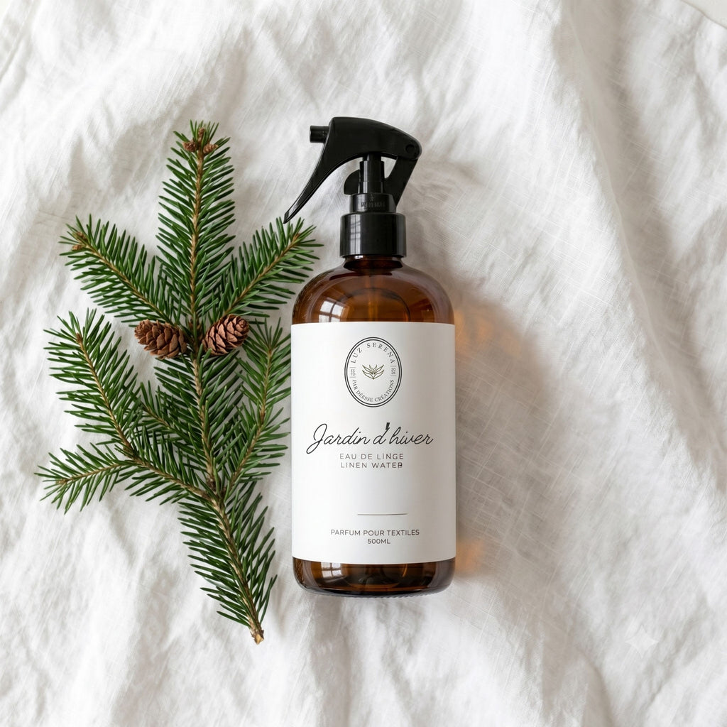 EAU DE LINGE JARDIN D'HIVER - Déesse Créations Artisanales