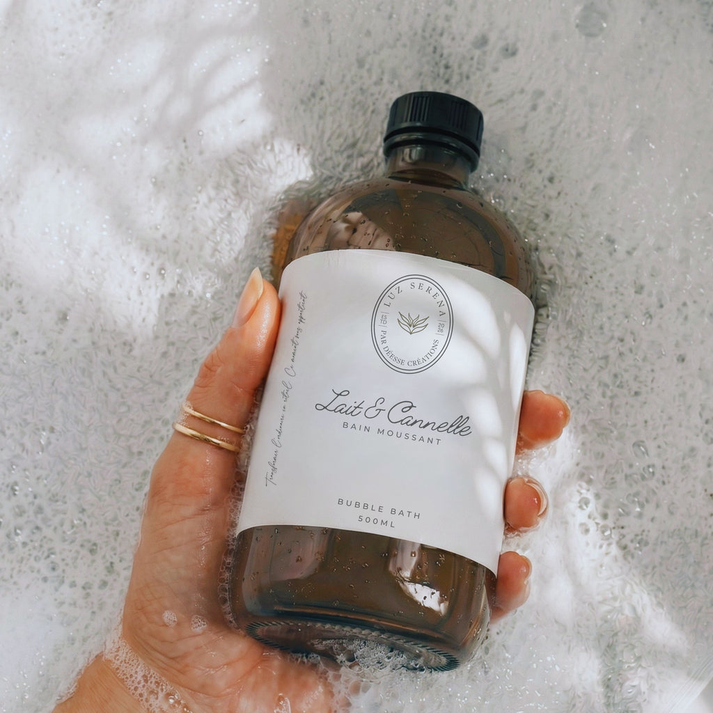 BAIN MOUSSANT LAIT & CANNELLE - Déesse Créations Artisanales