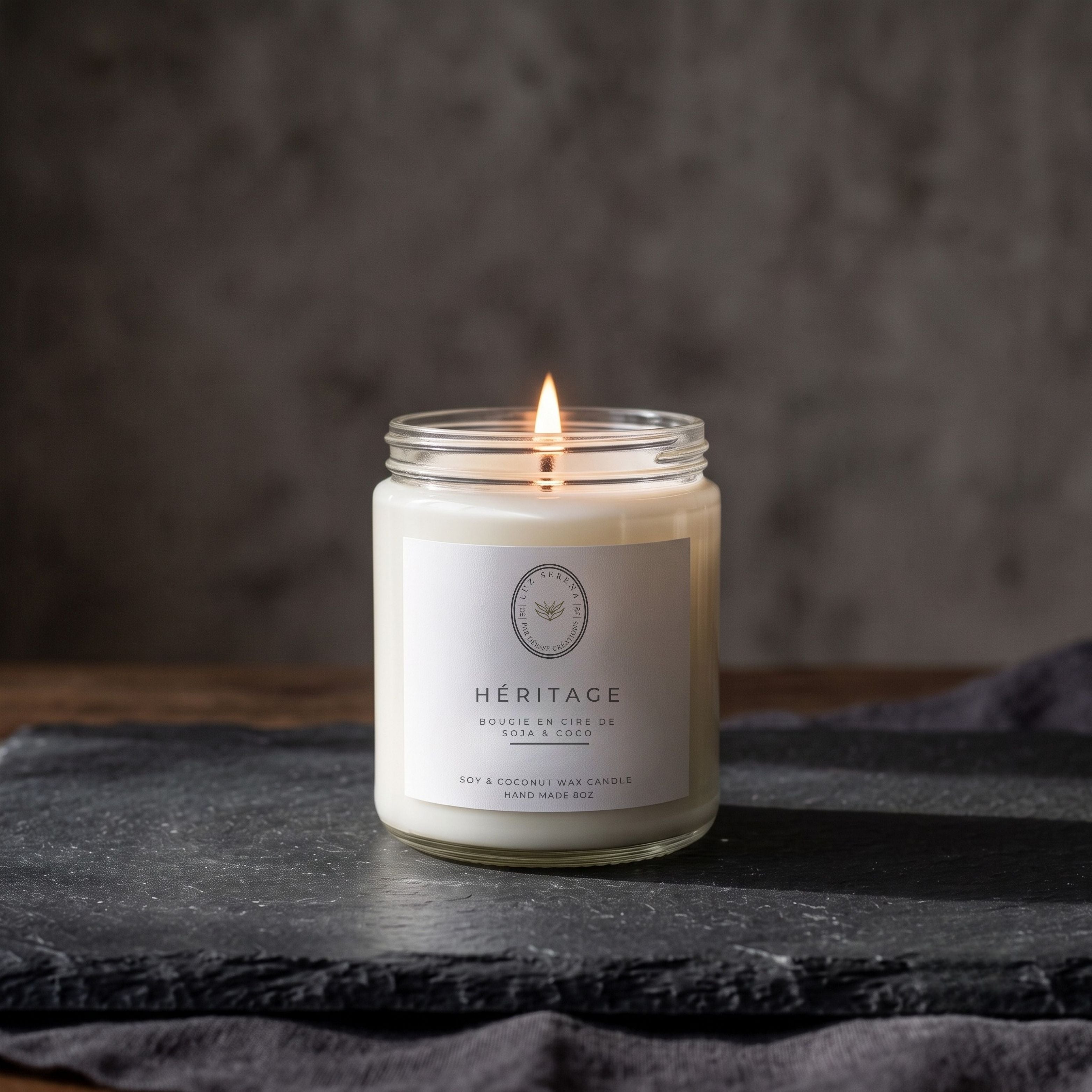 BOUGIE HÉRITAGE ANCESTRAL - Déesse Créations Artisanales