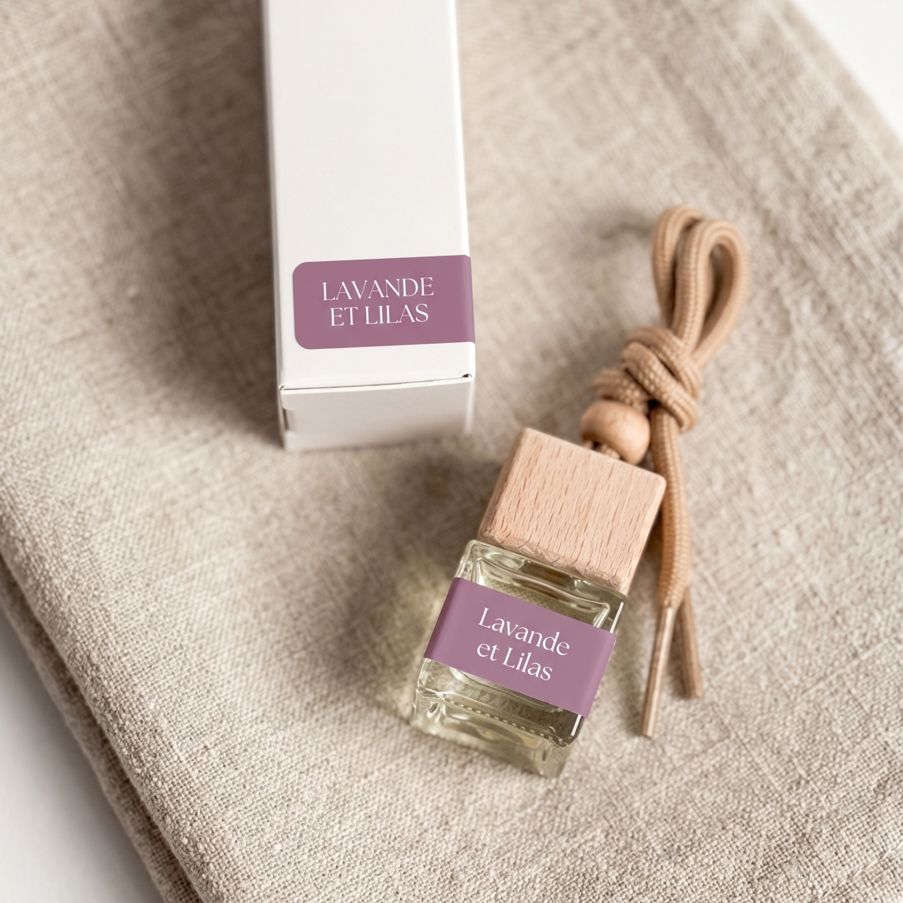 DIFFUSEUR POUR VOITURE: LAVANDE & LILAS - Déesse Créations Artisanales