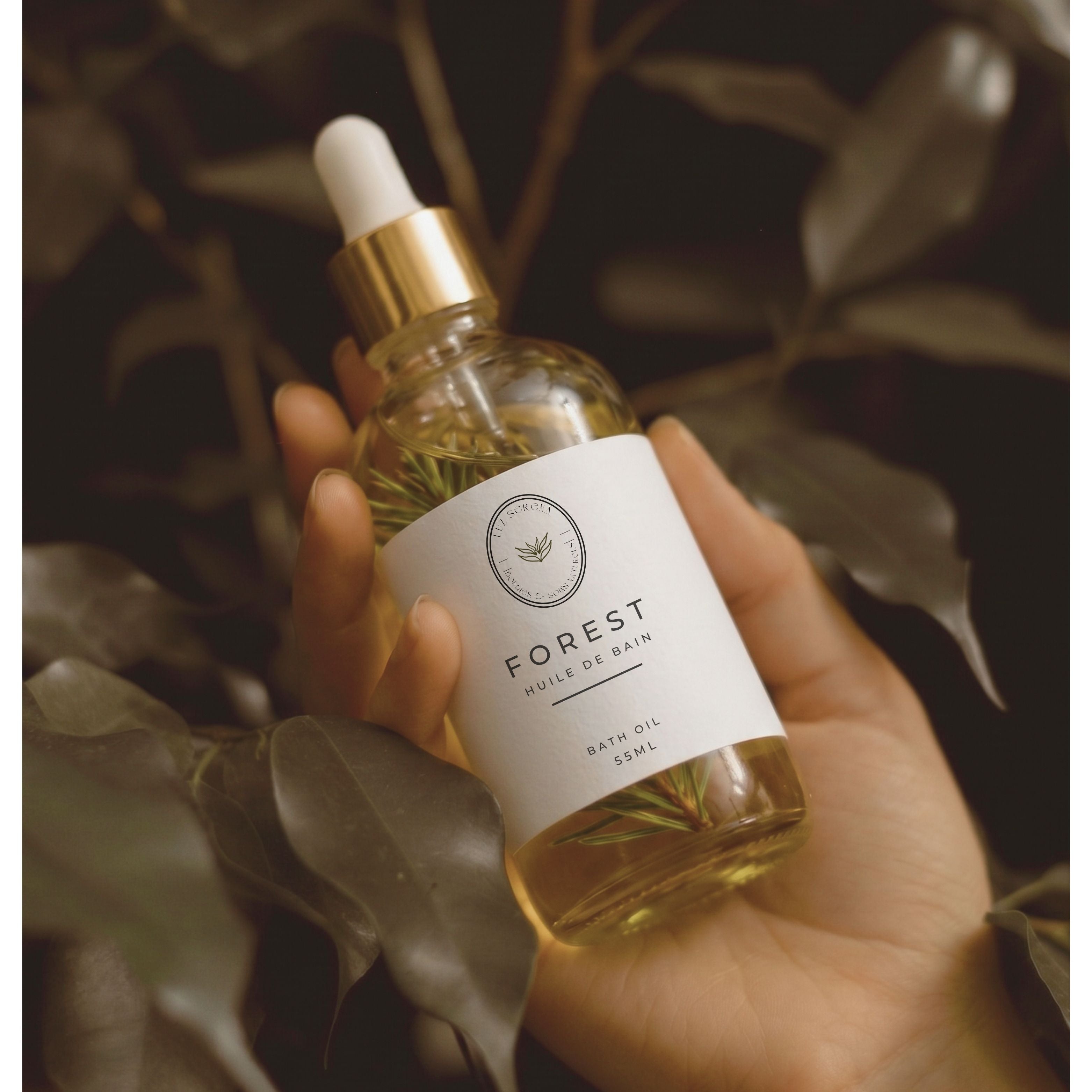 HUILE DE BAIN FOREST - Déesse Créations Artisanales