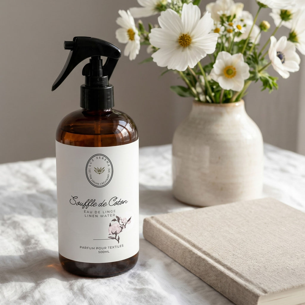 EAU DE LINGE SOUFFLE DE COTON - Déesse Créations Artisanales