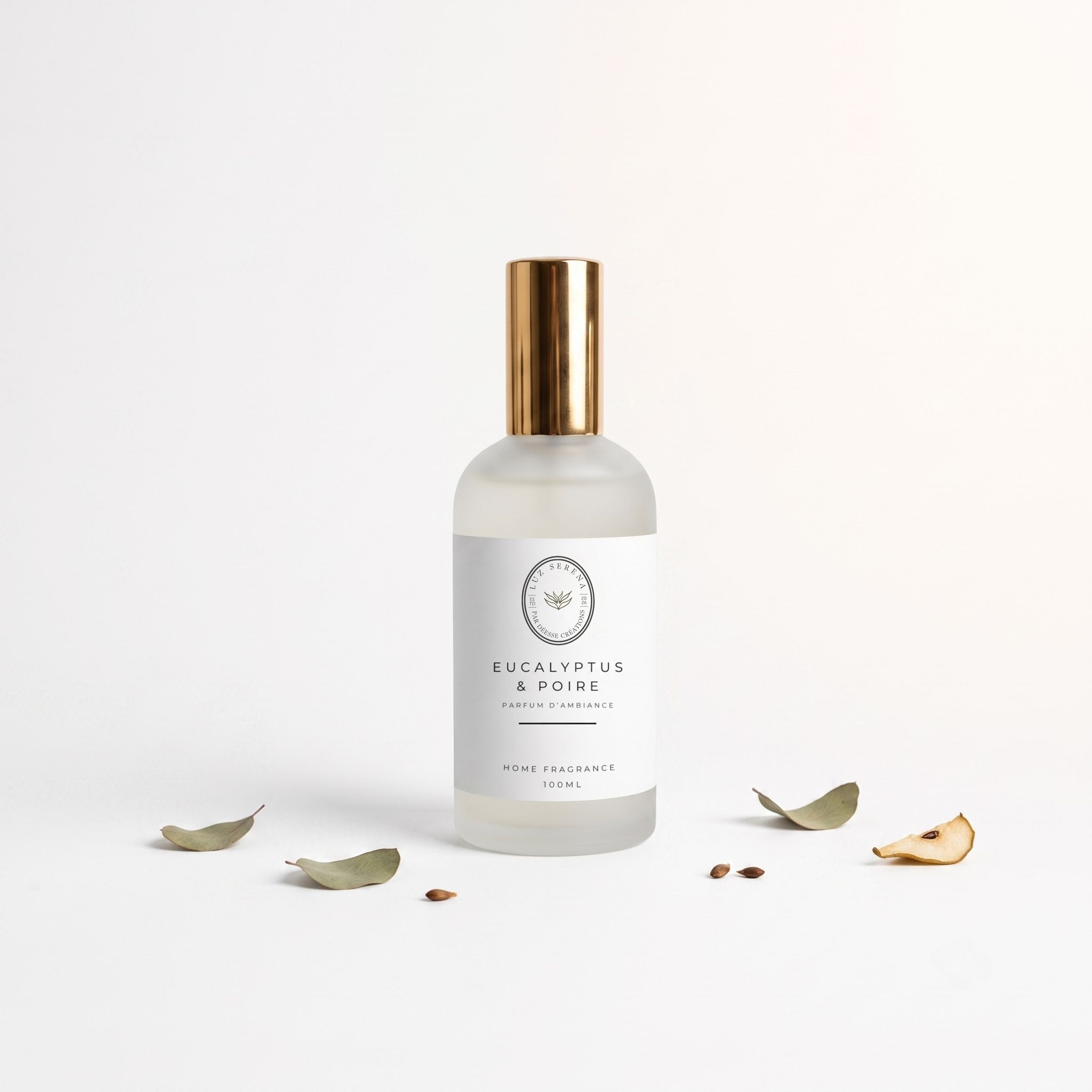 PARFUM D'AMBIANCE EUCALYPTUS & POIRE - Déesse Créations Artisanales