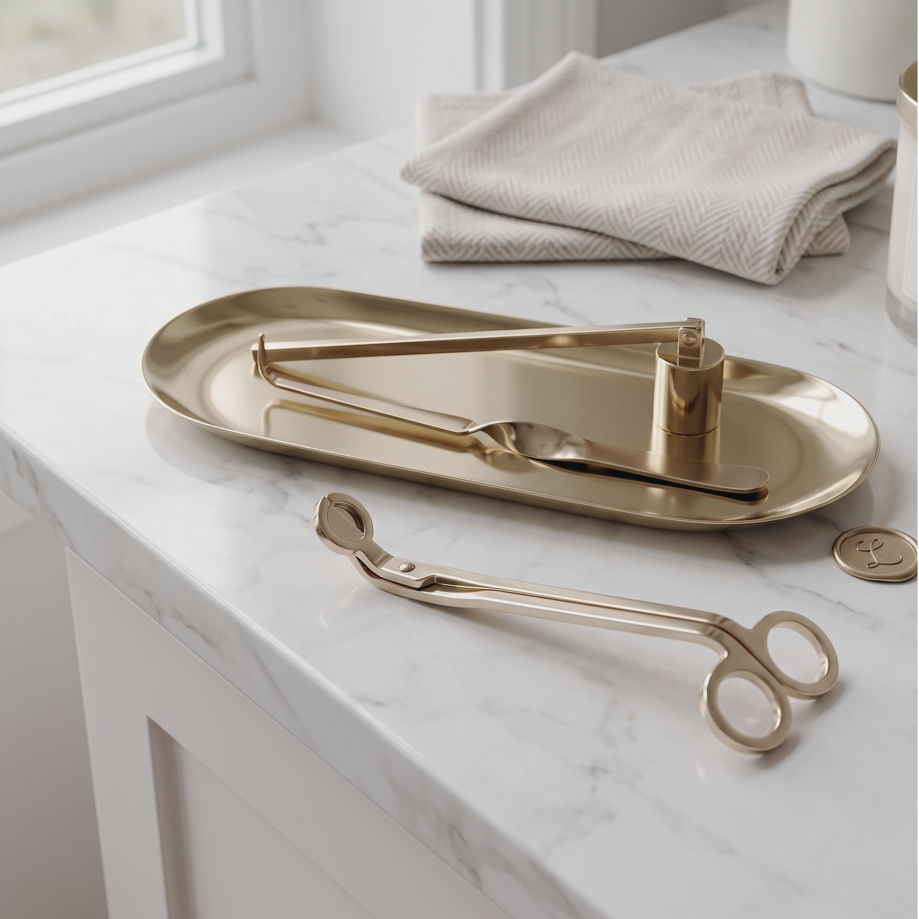 KIT D'OUTILS D'ENTRETIENS DES BOUGIES - Déesse Créations Artisanales