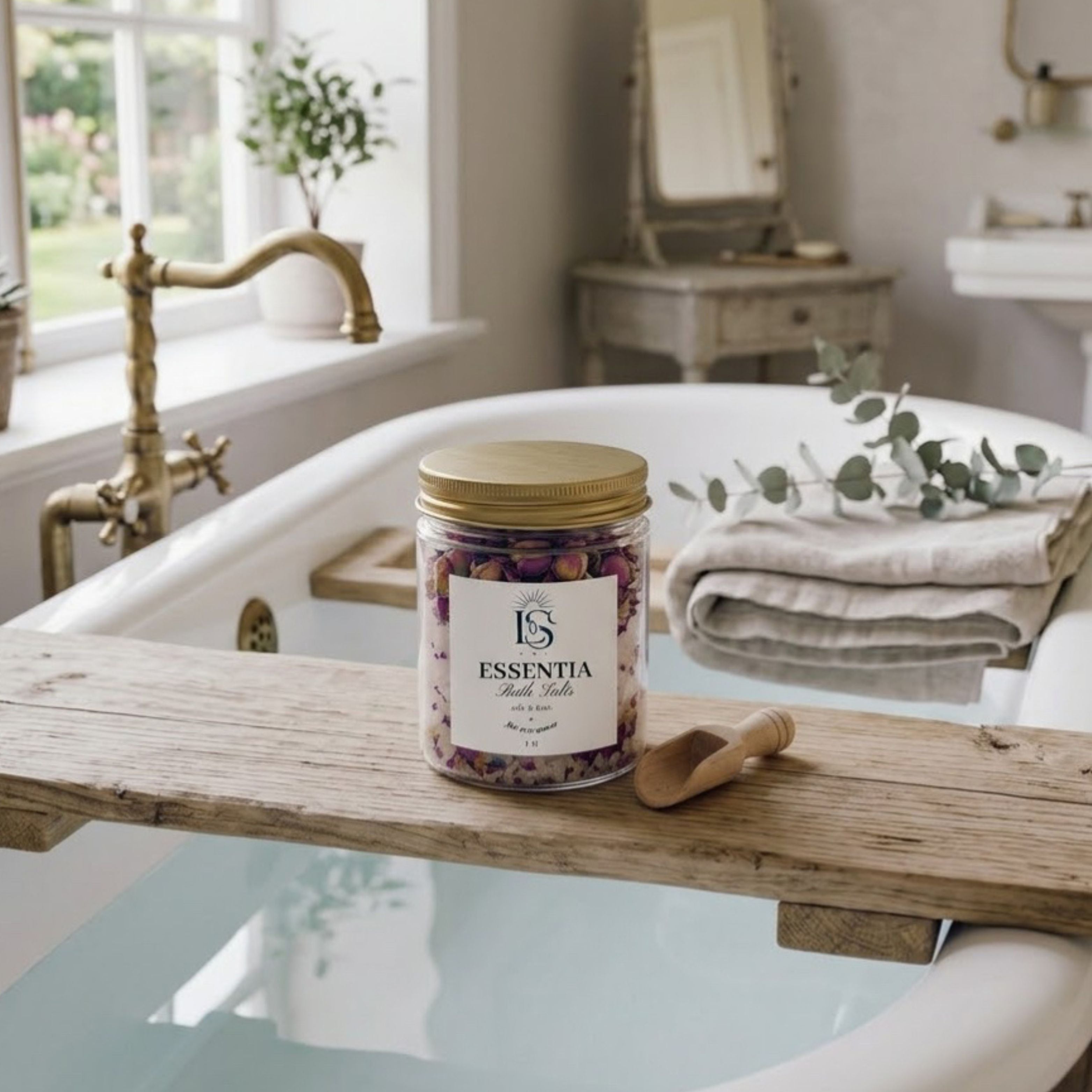 VOTRE BAIN LUMIÈRE SELS FLORAUX - Déesse Créations Artisanales
