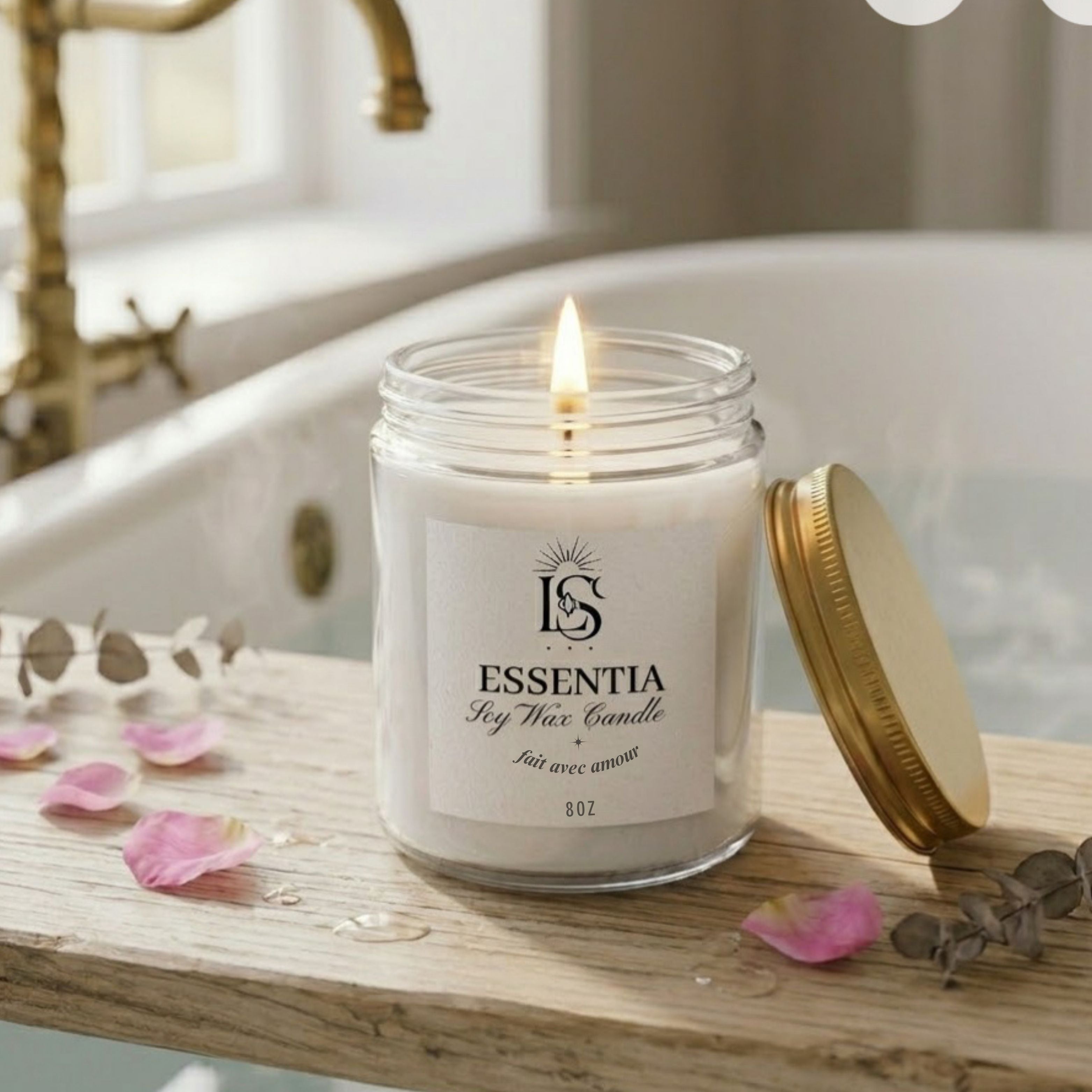 LA BOUGIE ESSENTIA - Déesse Créations Artisanales