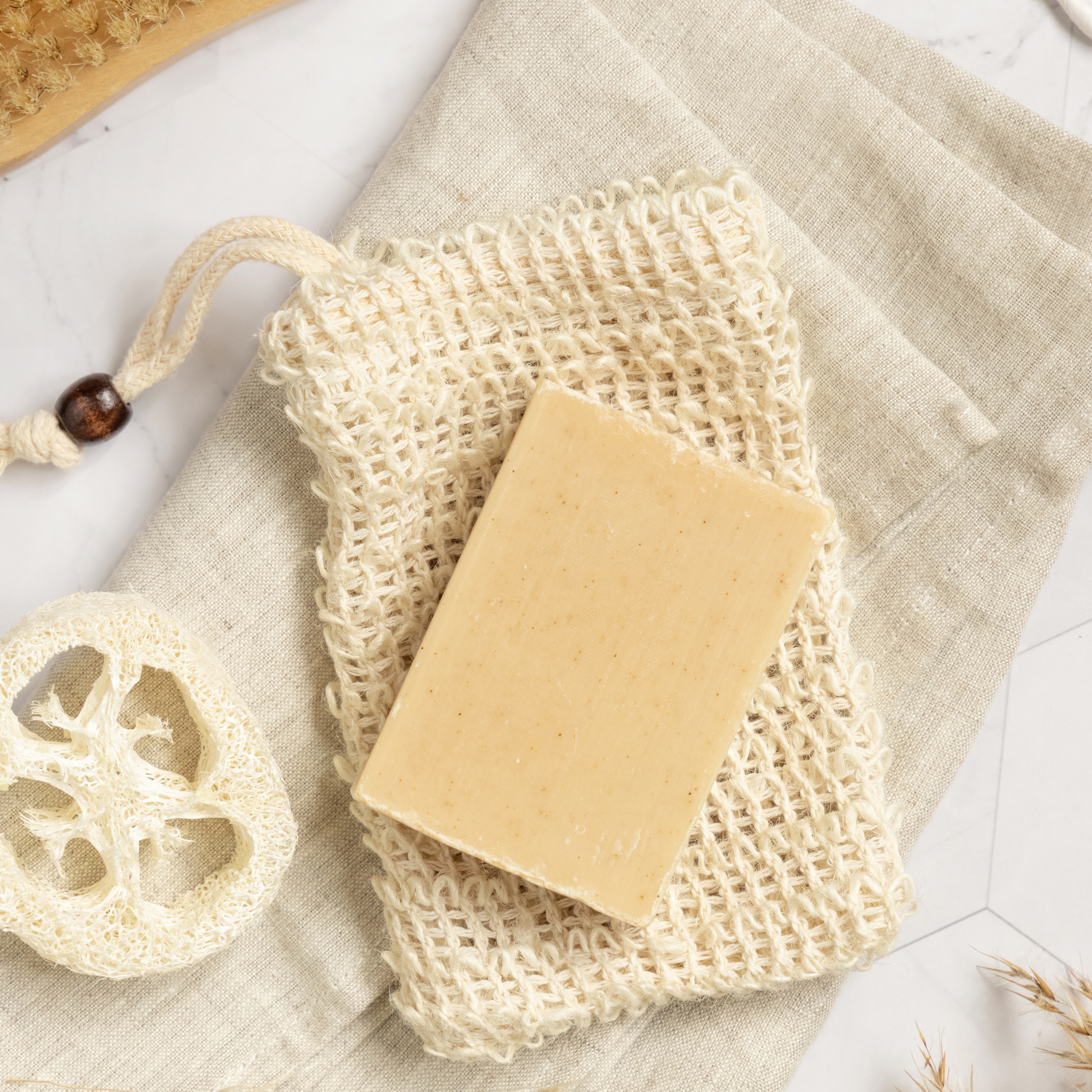 SAC EXFOLIANT POUR SAVON - Déesse Créations Artisanales