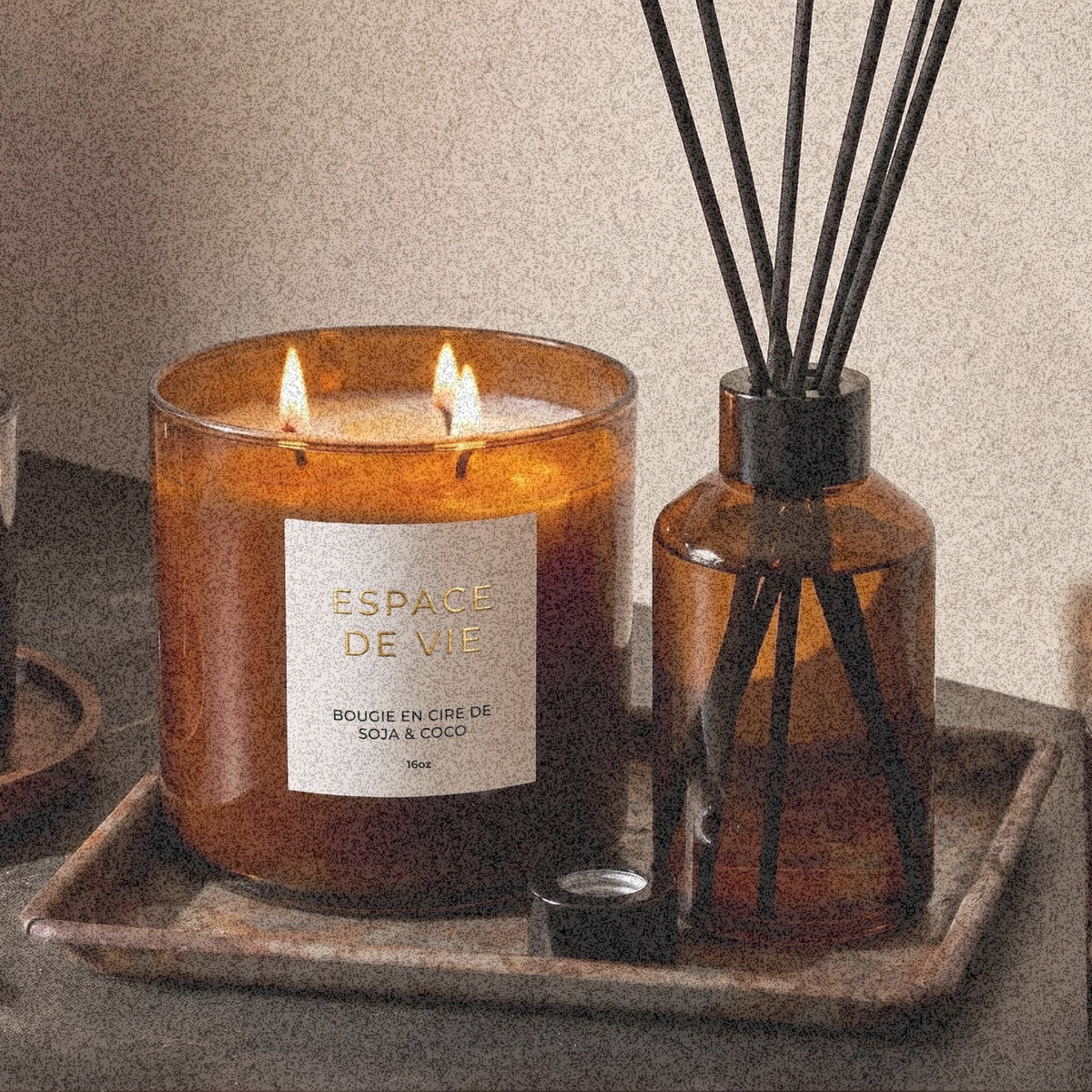 BOUGIE ESPACE DE VIE - Déesse Créations Artisanales