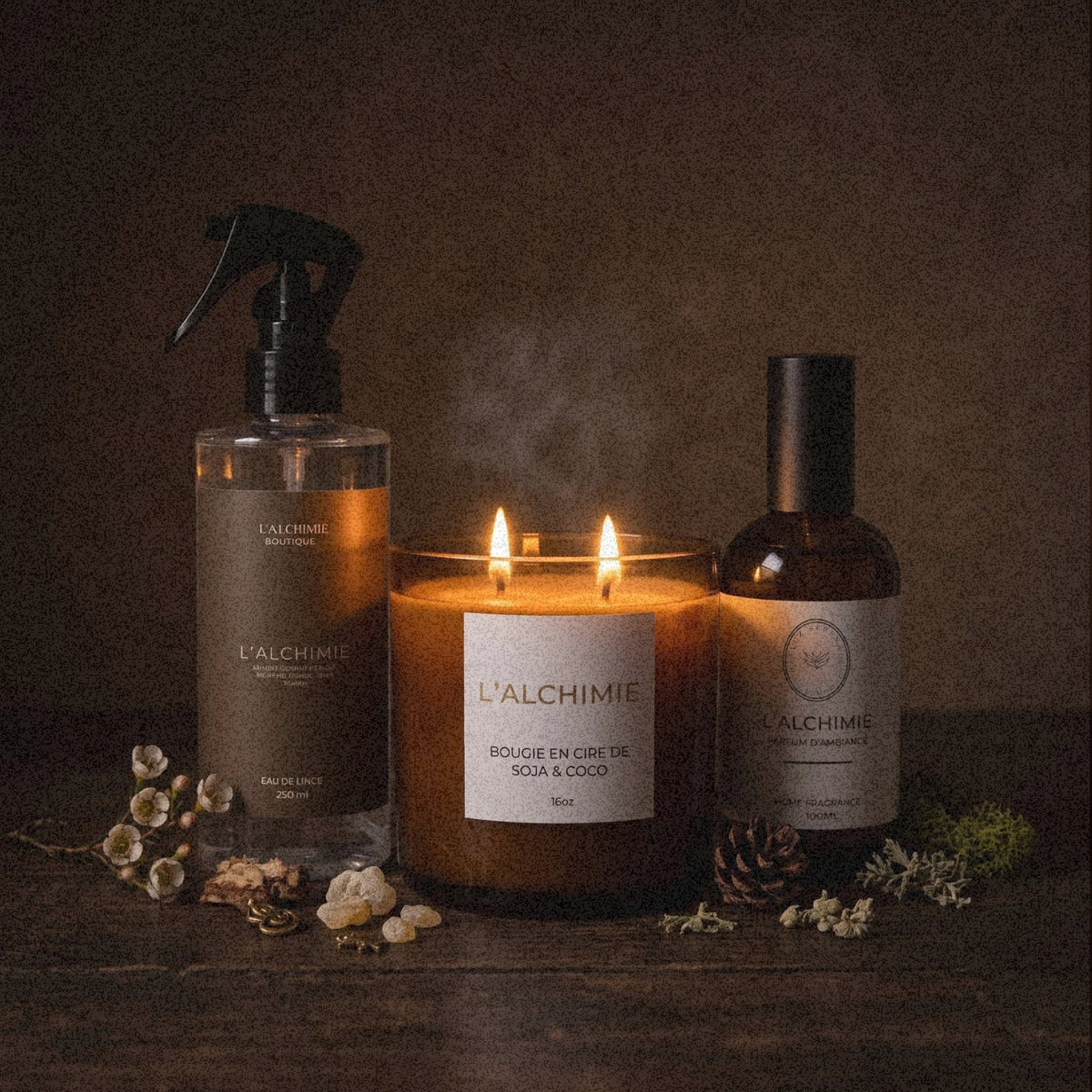 COFFRET RITUELS AMBRÉE LE TRIO: L'ALCHIMIE