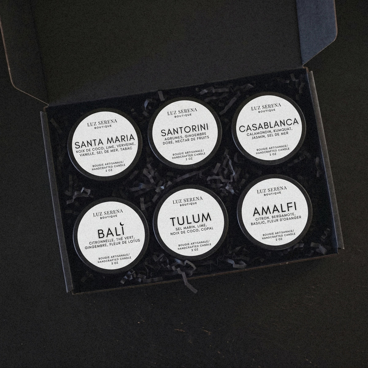 COFFRET DÉCOUVERTE BOUGIES - Déesse Créations Artisanales