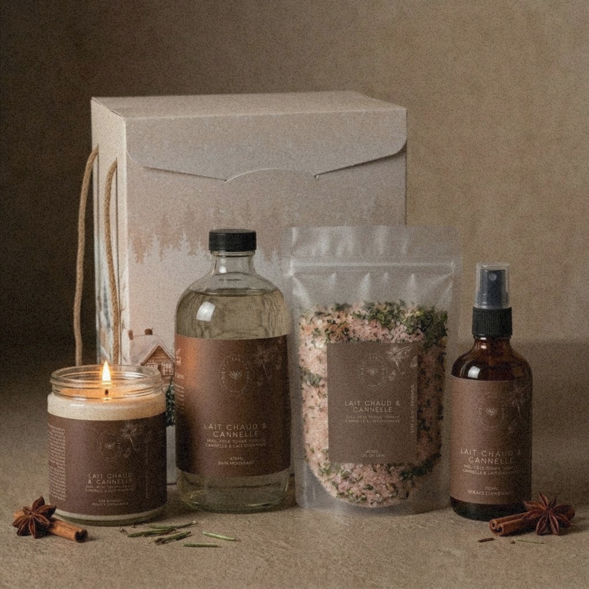 COFFRET COLLECTION LAIT CHAUD & CANNELLE