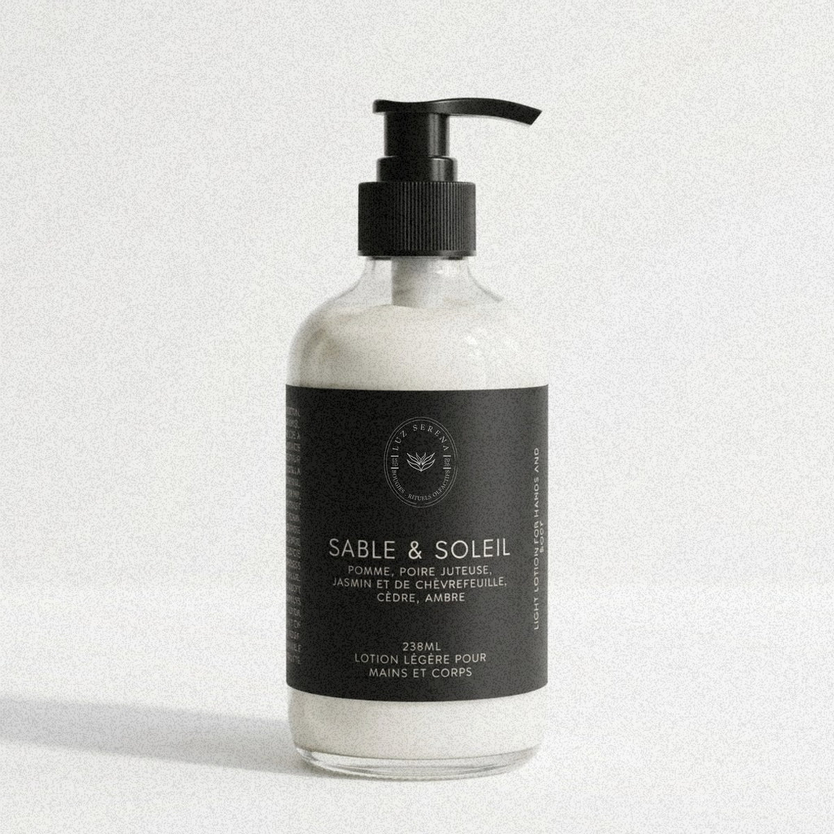 LOTION LÉGÈRE MAINS & CORPS: SABLE & SOLEIL