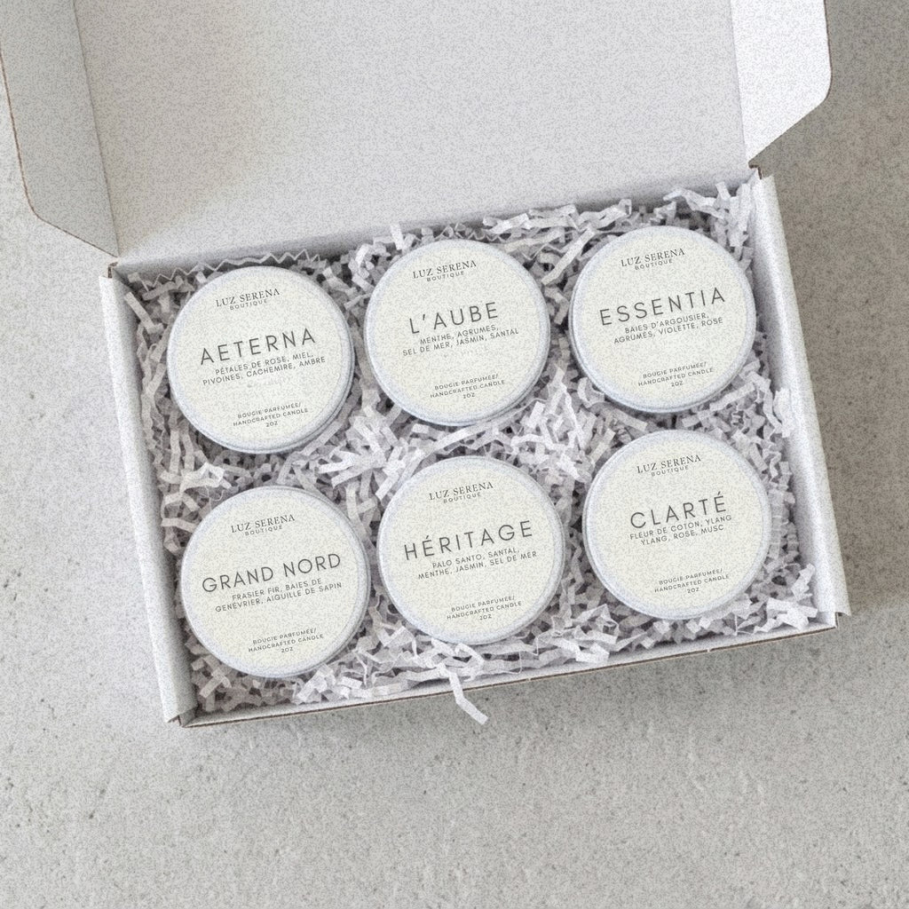 COFFRET DÉCOUVERTE BOUGIES RITUELS QUOTIDIENS