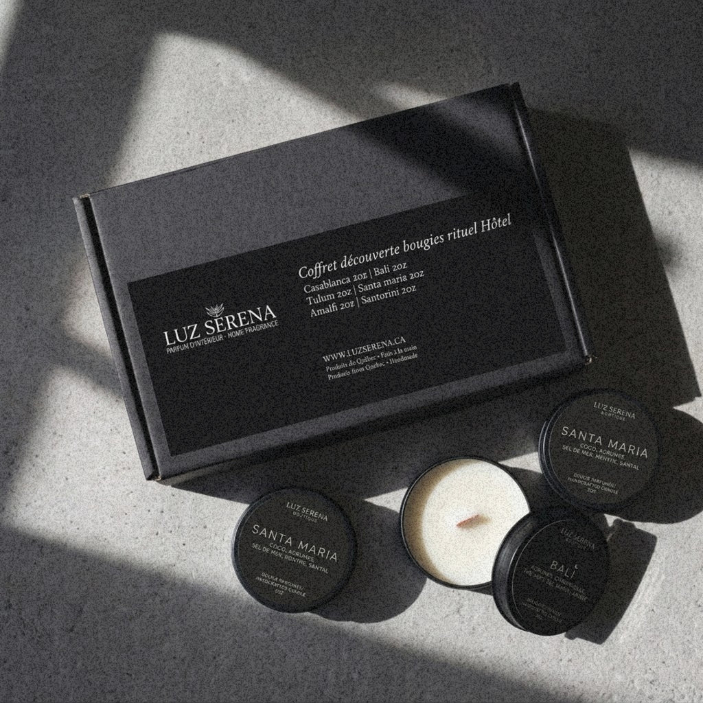 COFFRET DÉCOUVERTE BOUGIES HÔTEL