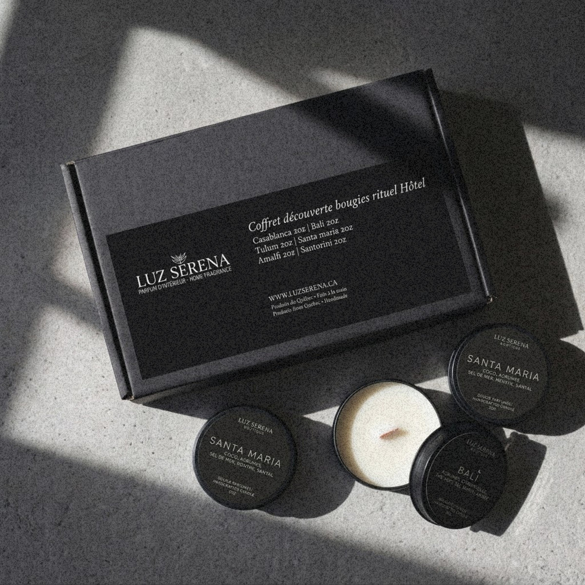 COFFRET DÉCOUVERTE BOUGIES HÔTEL