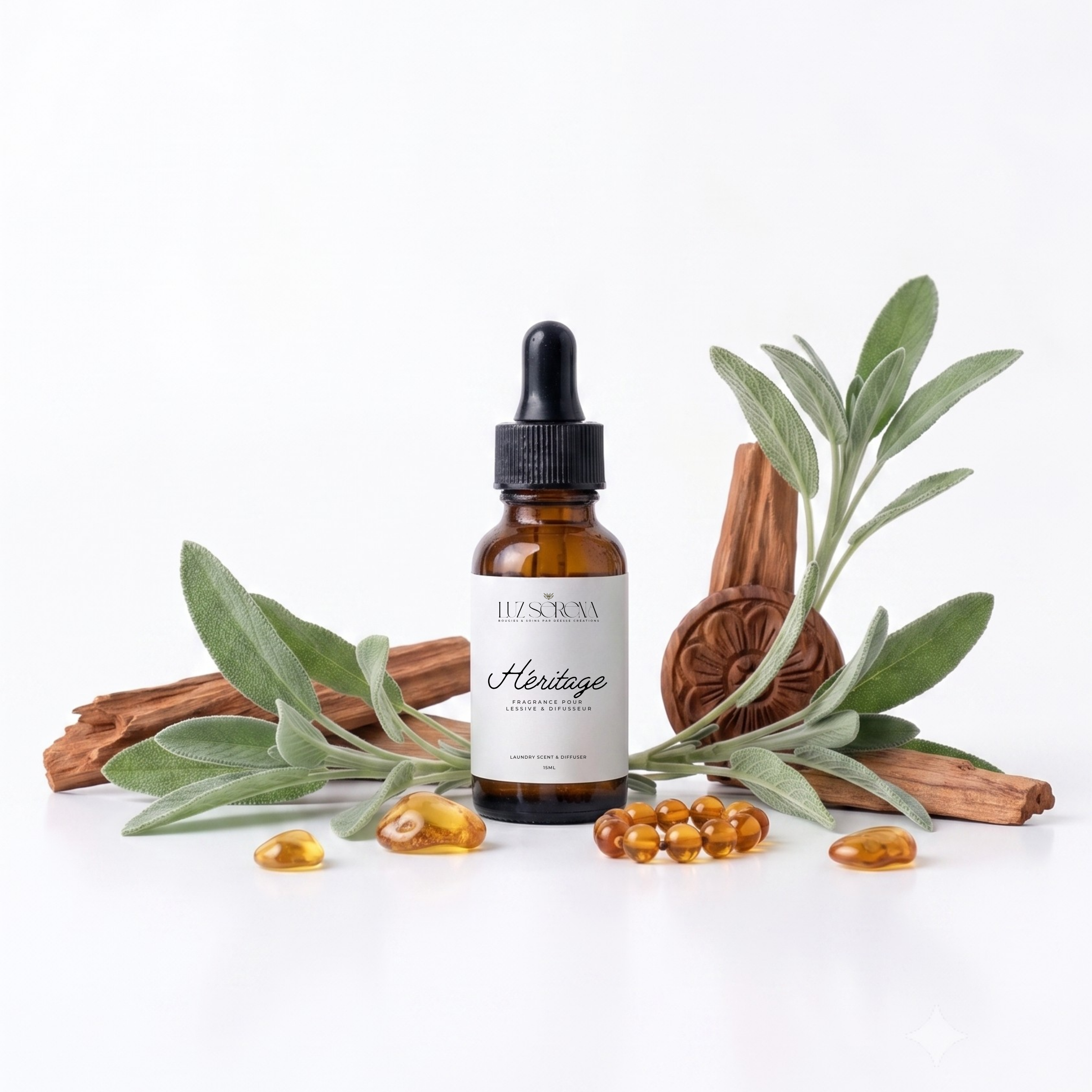 HUILE PARFUMÉE POUR DIFFUSEUR HÉRITAGE - Déesse Créations Artisanales