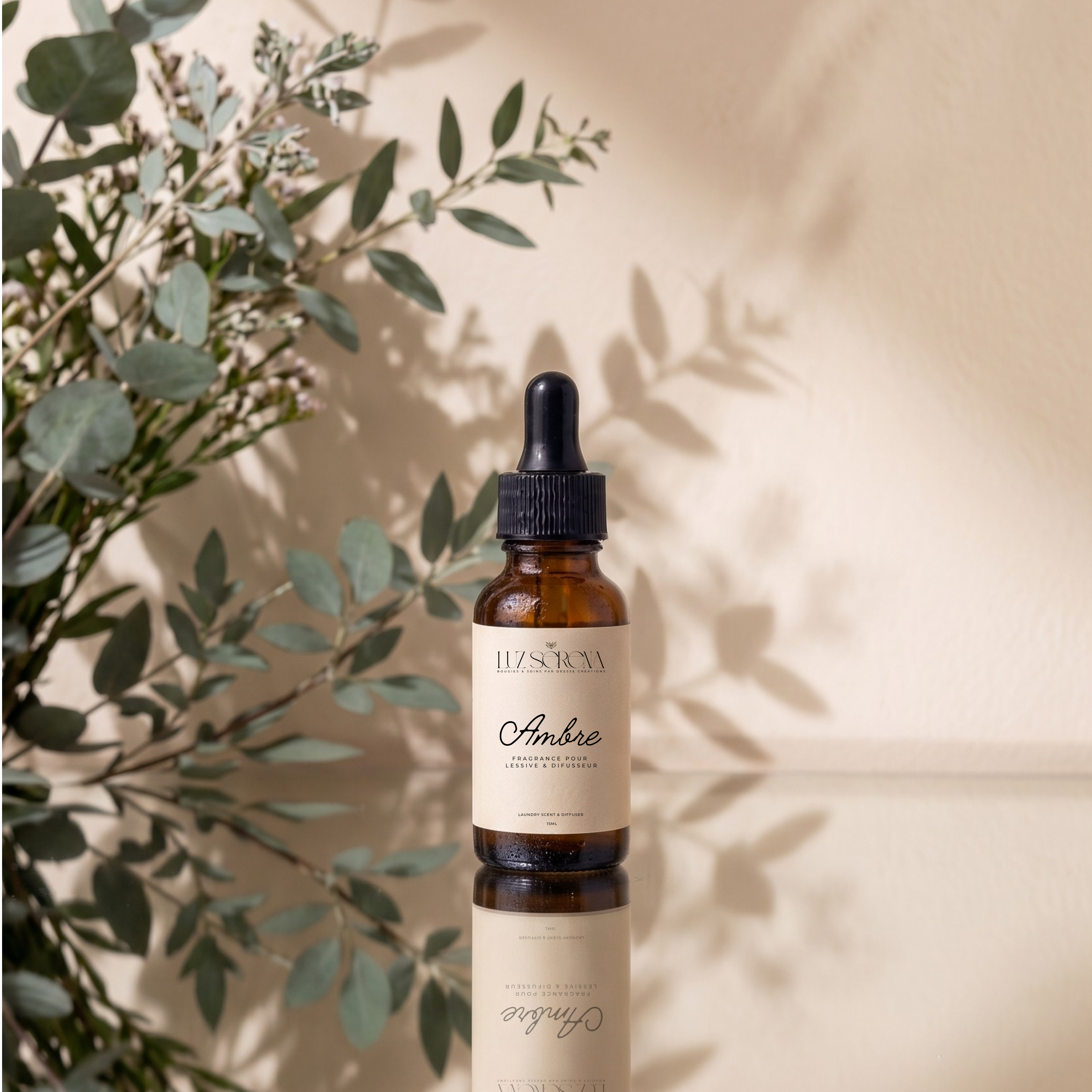 HUILE PARFUMÉE POUR DIFFUSEUR AMBRE - Déesse Créations Artisanales
