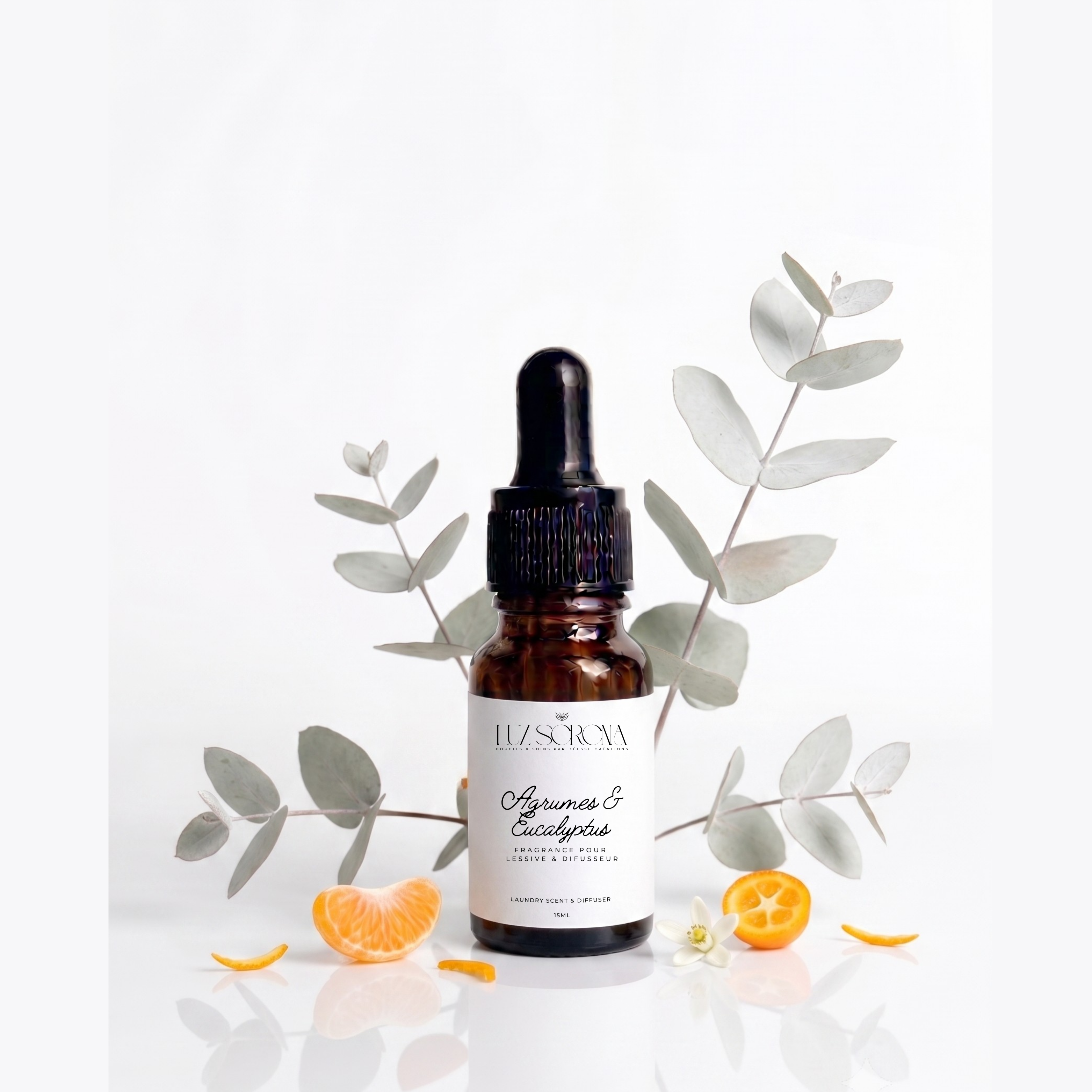 HUILE PARFUMÉE POUR DIFFUSEUR AGRUMES & EUCALYPTUS - Déesse Créations Artisanales