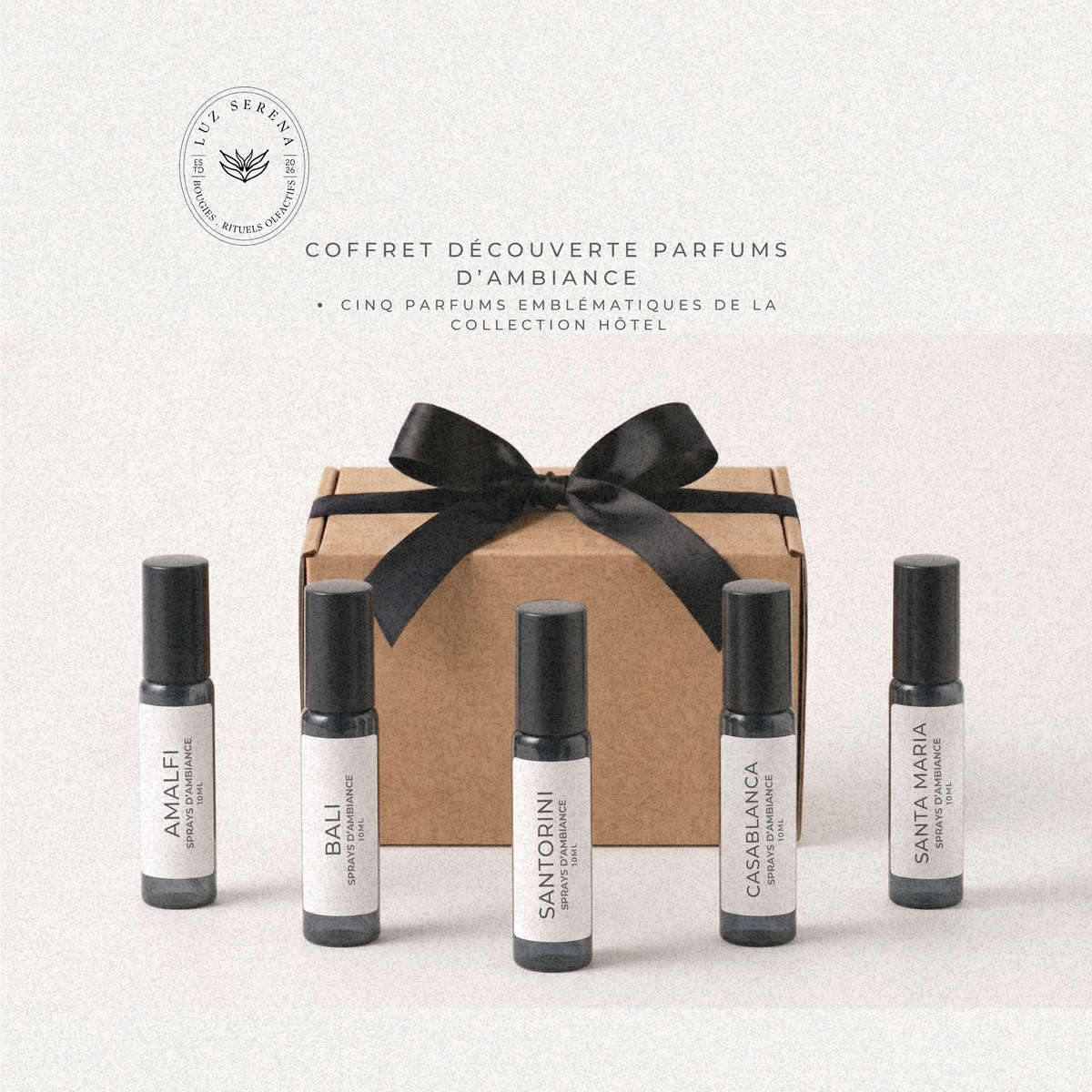 COFFRET DÉCOUVERTE PARFUMS D'AMBIANCE HÔTEL