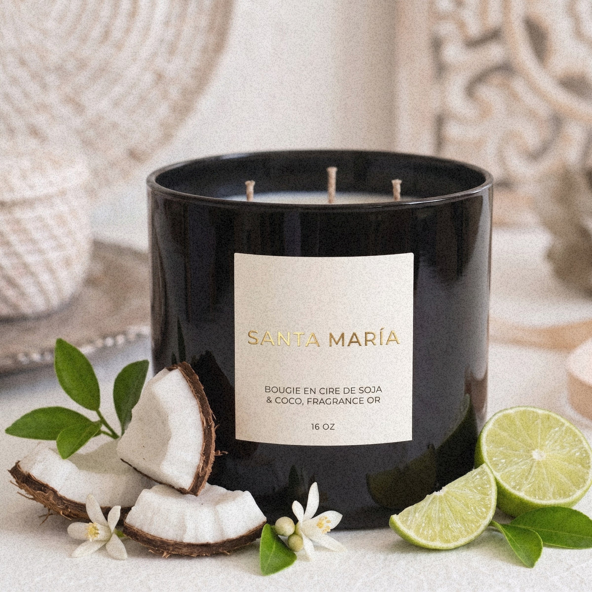 BOUGIE HÔTEL: SANTA MARIA - Déesse Créations Artisanales