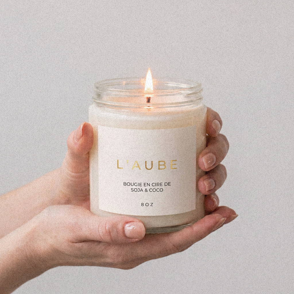 BOUGIE L'AUBE - Déesse Créations Artisanales