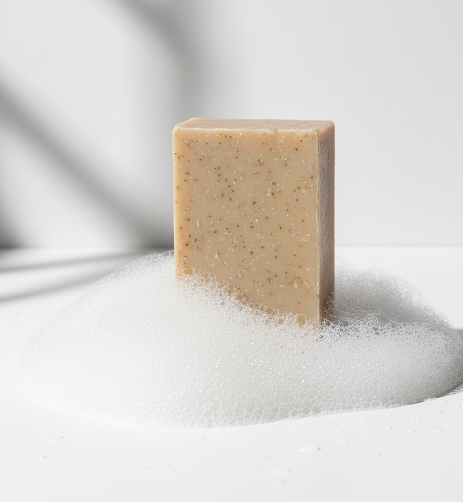 SAVON SOLIDE: LAIT D'ÀNESSE & AVOINE - Déesse Créations Artisanales