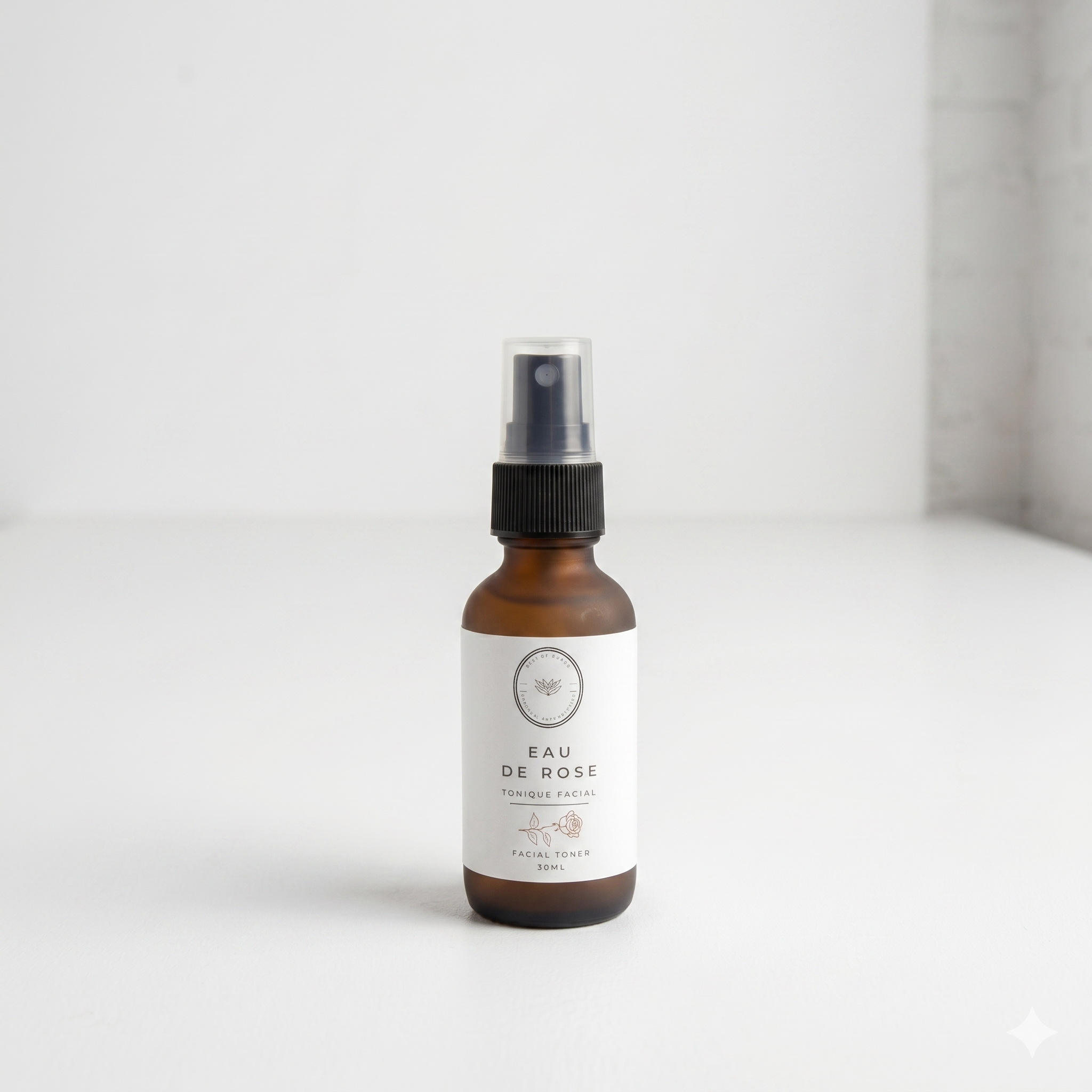 TONIQUE VISAGE À L'EAU DE ROSE (FORMAT VOYAGE) - Déesse Créations Artisanales